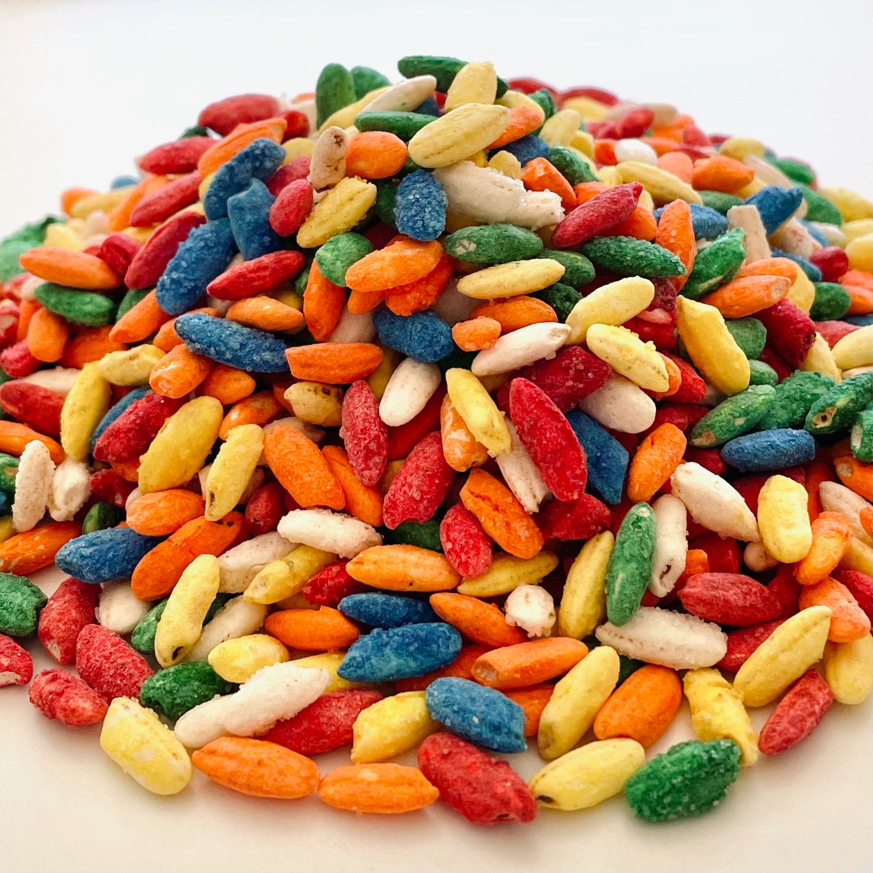 Puffed Rice Colorful Color Puff Rice | Rainbow Crack Seed