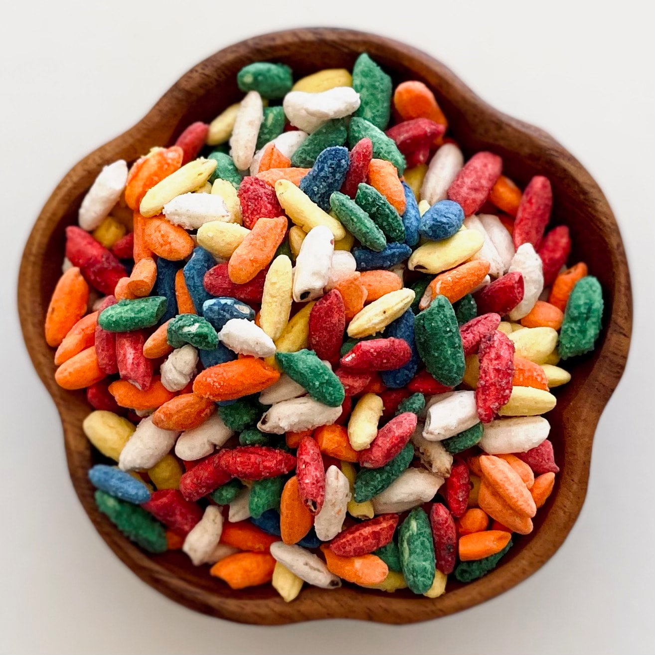 Puffed Rice Colorful Color Puff Rice | Rainbow Crack Seed