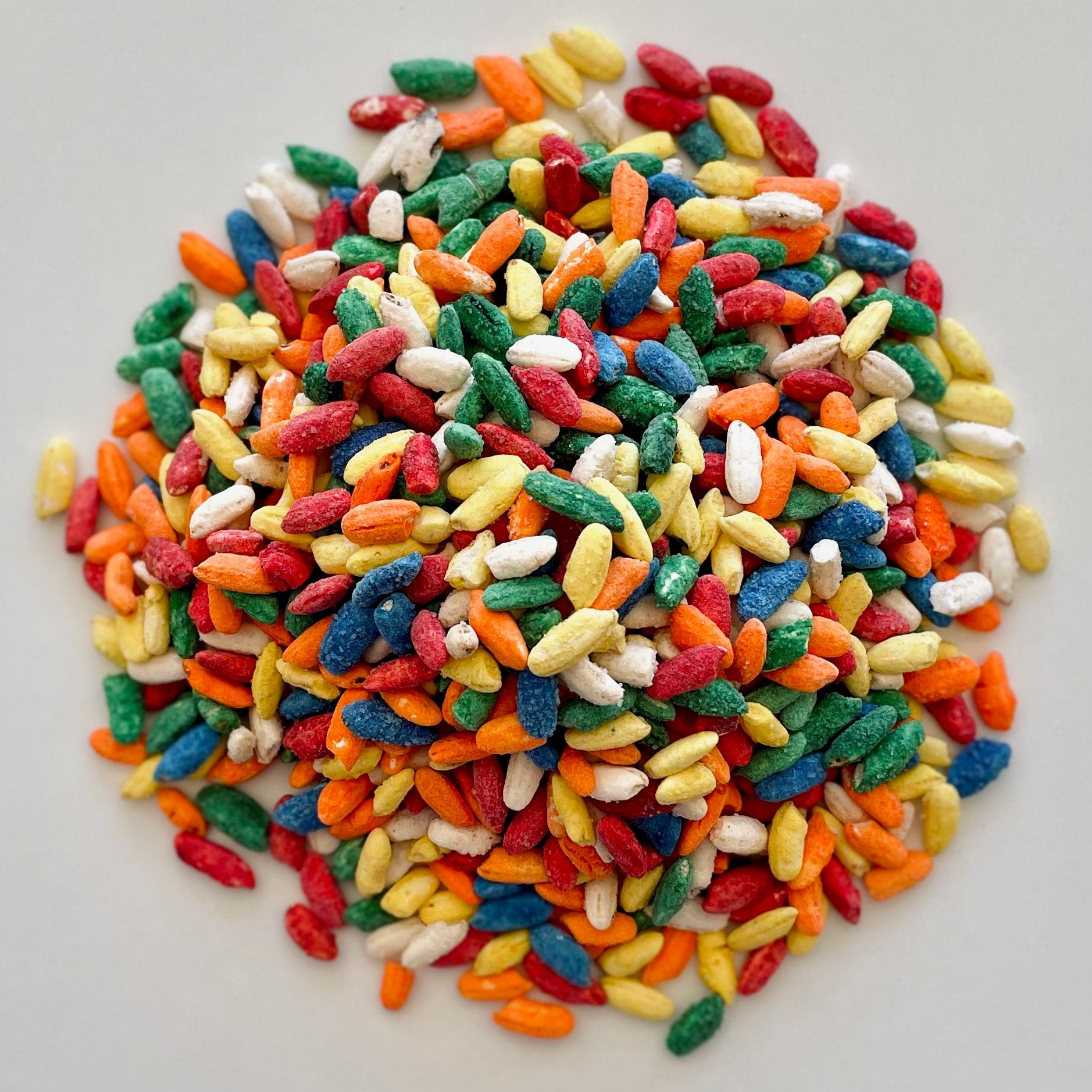 Puffed Rice Colorful Color Puff Rice | Rainbow Crack Seed